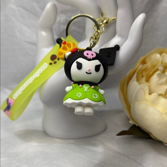 no brand Accessories - Cute Kuromi Keychain In Monogram Print